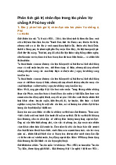 Phân tích giá trị nhân đạo trong tác phẩm Vợ chồng A Phủ hay nhất