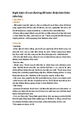 Nghị luận về con đường để hoàn thiện bản thân siêu hay