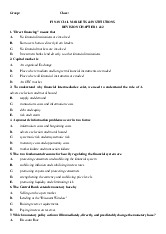 2017 2018 Revisions chap 1 4 - Môn Thị trường và các định chế tài chính - Đại Học Kinh Tế - Đại học Đà Nẵng