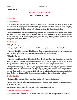 Giáo án Toán 7 C6 - Bài tập cuối chương 6 | Cánh diều