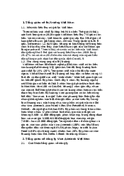 Tổng quan về mỳ gói tại thị trường Việt Nam - Kinh tế và quản trị kinh doanh  | Đại học Lâm Nghiệp