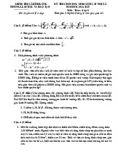 Đề chọn học sinh giỏi Toán 9 năm 2024 – 2025 phòng GD&ĐT Bình Long – Bình Phước