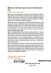 Mẫu trích biên bản họp chi bộ mới nhất kèm tải File