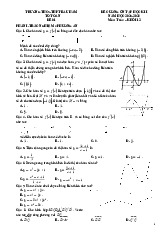 Đề cương học kì 1 Toán 12 năm 2025 – 2026 trường THCS-THPT Bàu Hàm – Đồng Nai