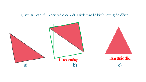 Giáo án điện tử Toán 6 Bài 18 Kết nối tri thức: Hình tam giác đều. hình vuông. hình lục giác đều (tiết 2)