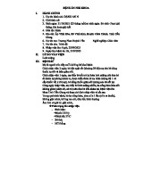 Bệnh án Tay Chân Miệng Độ IIA - Bệnh Nhi Đặng An N, 23 Tháng Tuổi