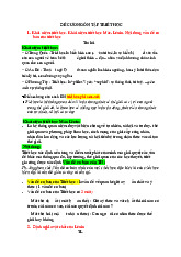 Đề cương ôn tập Triết học Mác Lênin | Đại học Kinh tế kỹ thuật công nghiệp