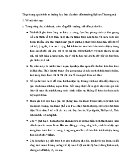 Thực trạng quá trình tu dưỡng đạo đức của sinh viên trường Đại học Thương mại | Tư tưởng Hồ Chí Minh | Đại học Thương mại