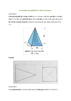 Công nghệ 8 Bài 2: Hình chiếu vuông góc - Chân trời sáng tạo