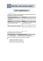 Recipes And Eating Habits | Đại học Sư Phạm Hà Nội