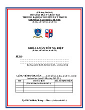 Hướng dẫn viết khóa luận tốt nghiệp | Trường Đại học Nguyễn Tất Thành