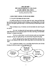 Bài giảng Luật hành chính- Chuyên đề 4: Nền hành chính và  Cải cách hành chính nhà nước
