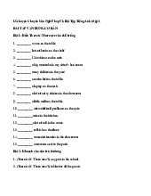 UNIT 2 - LỚP 6 - CHUYÊN SÂU UNIT 2 - LỚP 6 - CHUYÊN SÂU