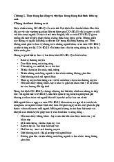 Lý thuyết Chương 2. Thực trạng lao động và việc làm trong trạng thái bình thường mới