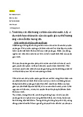 Trình bày các đặc trưng cơ bản của nhà nước môn Pháp luật đại cương  | Trường đại học kinh doanh và công nghệ Hà Nội