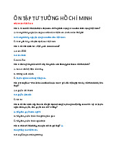 Đề thi thử môn Tư tưởng Hồ Chí Minh | Đại học Công nghiệp Thực phẩm Thành phố Hồ Chí Minh