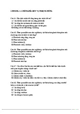 Đề cương môn Triết học Mac- Lênin - Trường Đại học Văn Hiến.
