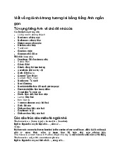 Viết về ngôi nhà trong tương lai bằng tiếng Anh ngắn gọn - Tiếng anh 6