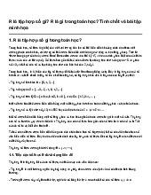 R là tập hợp số gì? R là gì trong toán học? Tính chất và bài tập minh họa | Toán 6