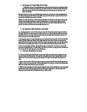 Chương 1 - Khái Niệm và Quản Lý Nợ Công