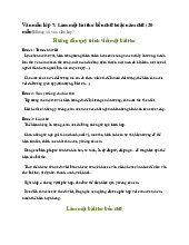 Văn mẫu lớp 7: Làm một bài thơ bốn chữ hoặc năm chữ