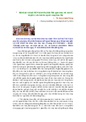 Văn hóa giao tiếp môn Cơ Sở Văn Hóa Việt Nam | Đại Học Hà Nội