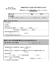 Phiếu khảo sát tại chợ Môn An toàn thực phẩm | Trường Học Viện nông nghiệp Việt Nam