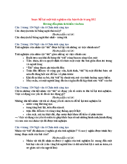Soạn Ngữ văn 6 sách Chân trời sáng tạo (Tập 1) bài Kể lại một trải nghiệm của bản thân trang 102