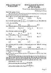 Đề học kì 1 Toán 9 năm 2024 – 2025 phòng GD&ĐT Giao Thủy – Nam Định