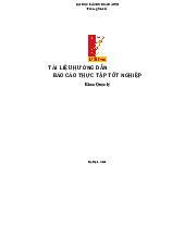 Hướng Dẫn Báo Cáo Thực Tập Tốt Nghiệp  | Thực tập cơ bản | Trường Đại học Bách Khoa Hà Nội