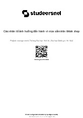 Báo cáo Nghiên cứu các nhân tố ảnh hưởng đến quyết định mua hàng của giới trẻ trên Tiktok Shop môn Phương pháp nghiên cứu kinh tế | Trường Đại học Kinh tế, Đại học Quốc gia Hà Nội