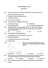 Đề ôn tập giữa kỳ Kinh tế vi mô 1 - Final Exam  | Microeconomics | Trường Đại học Quốc tế, Đại học Quốc gia Thành phố Hồ Chí Minh