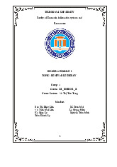Renewable Energy | Bài thảo luận tiếng anh thương mại