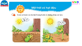 Giáo án điện tử Tiếng việt 1 bài 2 Chân trời sáng tạo : Mặt trời và hạt đậu