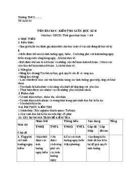 Đề thi giữa học kì 2 môn Giáo dục công dân 6 năm 2023 - 2024 sách Chân trời sáng tạo | Đề 3
