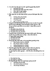 TOP câu hỏi trắc nghiệm ôn tập Môn Hành vi tổ chức | Đại học Kinh Tế Quốc Dân