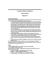 Principles of Software Architectures Assignment: System description | Đại học Văn Lang