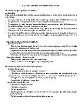 Nội dung ôn tập triết học Mác-Lênin: Vấn đáp cho kỳ thi | Môn Triết học Mac - Lenin - Học viện Hành chính Quốc gia