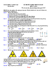 Đề Thi Thử Tốt Nghiệp 2025 Vật Lí Sở GD Thanh Hóa Giải Chi Tiết