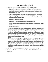 Lý Thuyết Vĩ Mô: Khái Niệm, Phương Pháp Tính và Yếu Tố Ảnh Hưởng môn Kinh tế vĩ mô| Trường đại học Mở Hà Nội