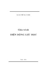 Giáo trình môn Điện động lực học | Trường Đại học Khoa học tự nhiên, Đại học Quốc gia Thành phố Hồ Chí Minh