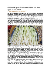 Bồn bồn là gì? Bồn bồn mua ở đâu, các món ngon từ bồn bồn?