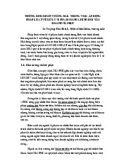 NHỮNG KHÓ KHĂN VƯỚNG MẮC Trong VIỆC ÁP DỤNG PHÁP LUẬT VỀ XỬ LÝ VI PHẠM HÀNH Chính ĐỐI VỚI Doanh NGHIỆP | Học viện Hành chính Quốc gia