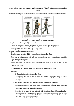 Lịch sử 10 bài 1: Sự xuất hiện loài người và bầy người nguyên thuỷ