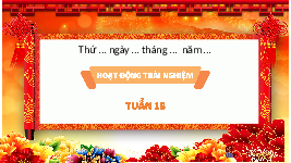 Giáo án điện tử Hoạt động trải nghiệm 3 Tuần 18 Chân trời sáng tạo: Năm mới và chi tiêu thông minh