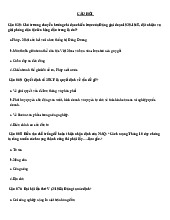 Câu hỏi trắc nghiệm ôn tập môn lịch sử Đảng–Trường Đại học Kinh tế thành phố Hồ Chí Minh