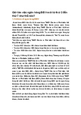 Giờ làm việc ngân hàng BIDV mới từ thứ 2 đến thứ 7 như thế nào?