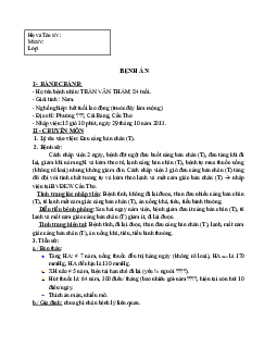 Bệnh án Giãn tĩnh mạch chi dưới | PDF