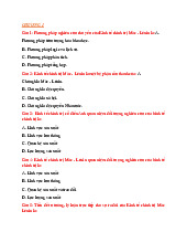 Bài Tổng Hợp Trắc Nghiệm Môn Kinh tế chính trị | Đại học Công Đoàn