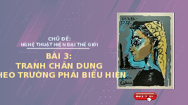 Giáo án điện tử Mĩ Thuật 8 Bài 3 Chân trời sáng tạo: Tranh chân dung theo trường phái biểu hiện